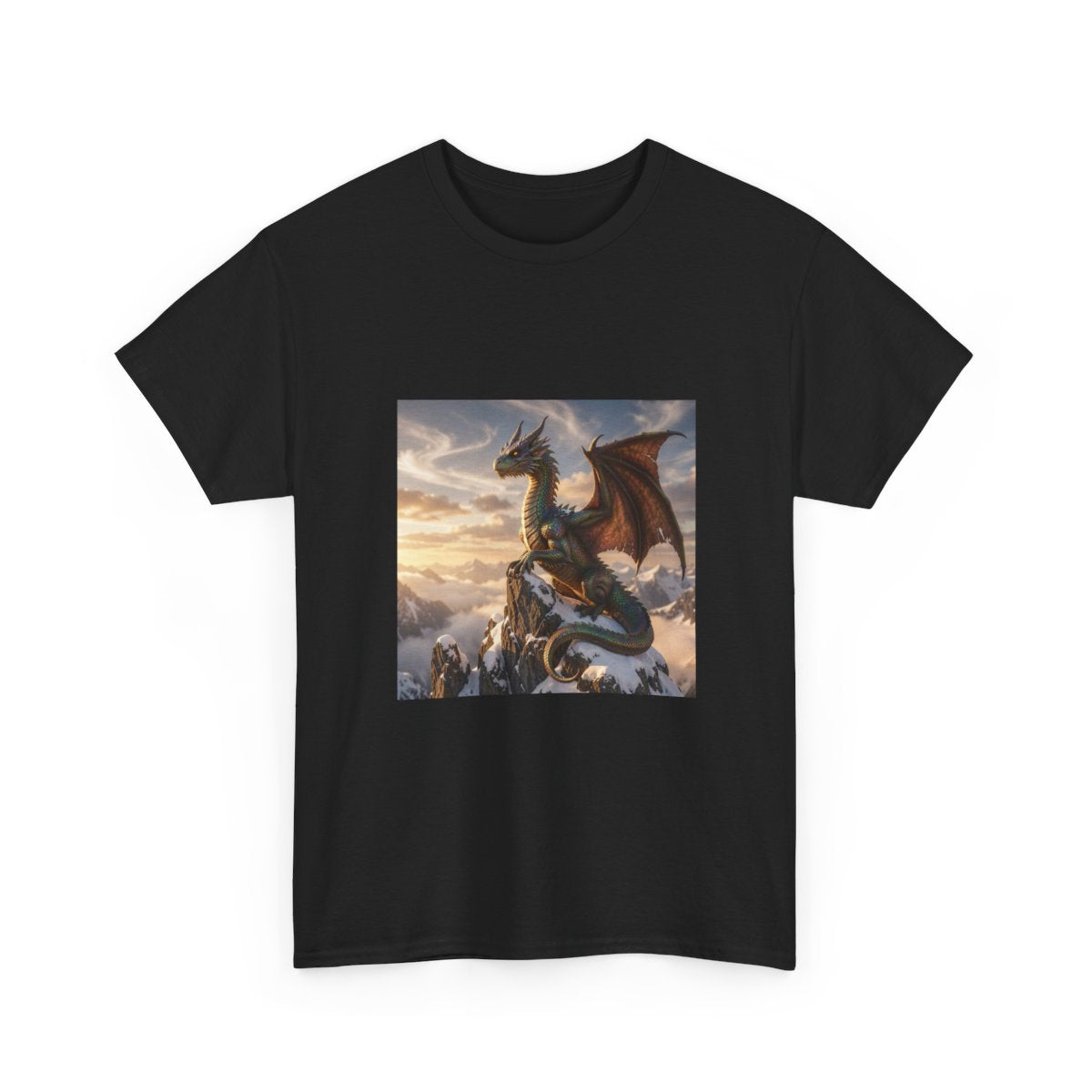 Alpine Crown Dragon Tee front 2 mockup from The Ember Hoard