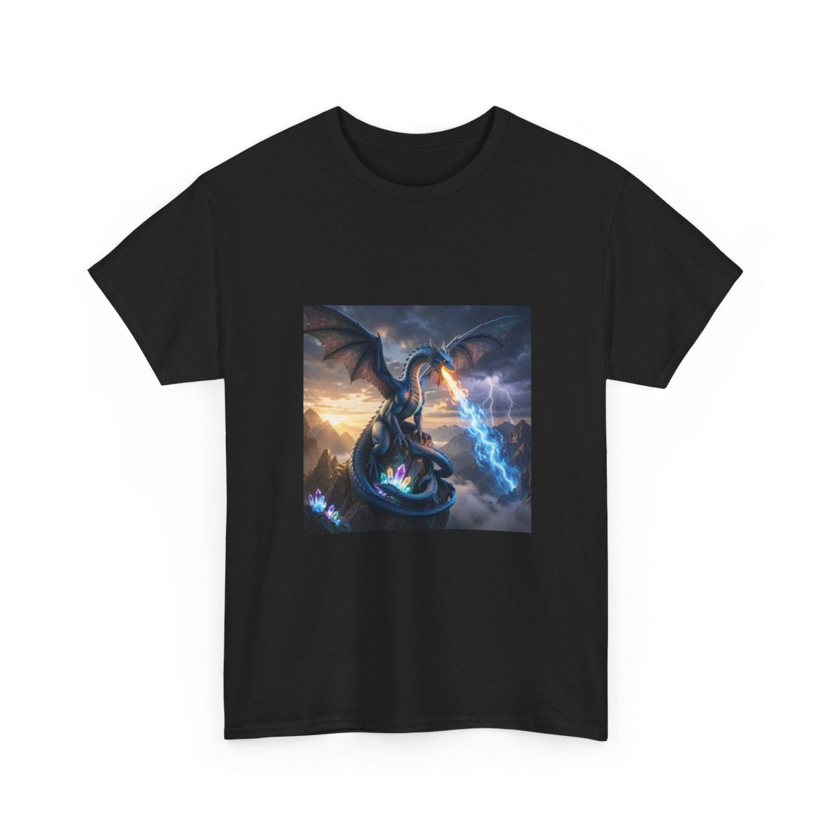 Stormfire Dragon Tee front 2 mockup from The Ember Hoard