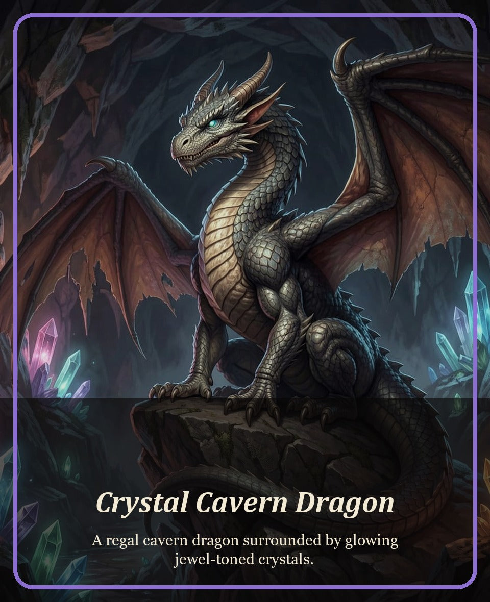 Crystal Cavern Dragon artwork